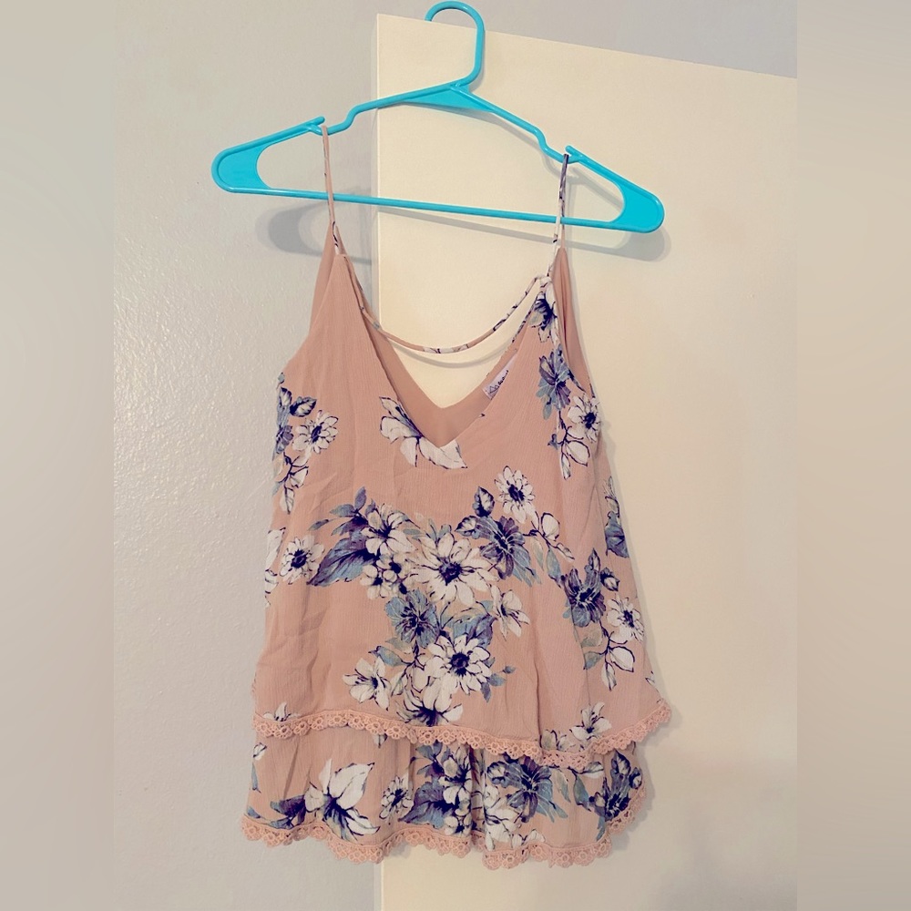 Floral top.